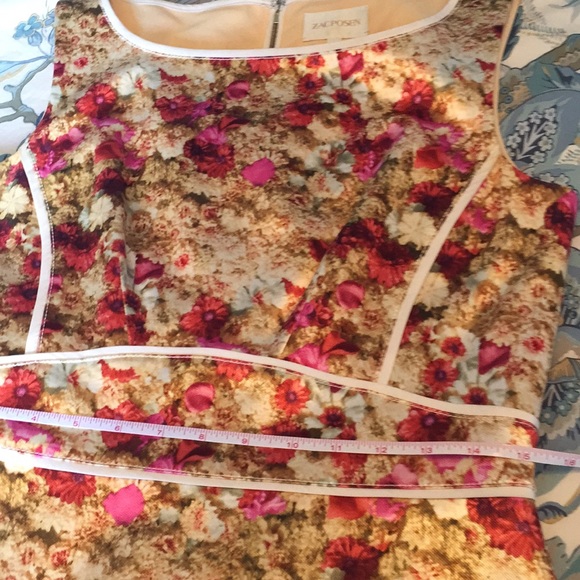 Zac Posen Floral Dress Size 12 - Picture 6 of 8
